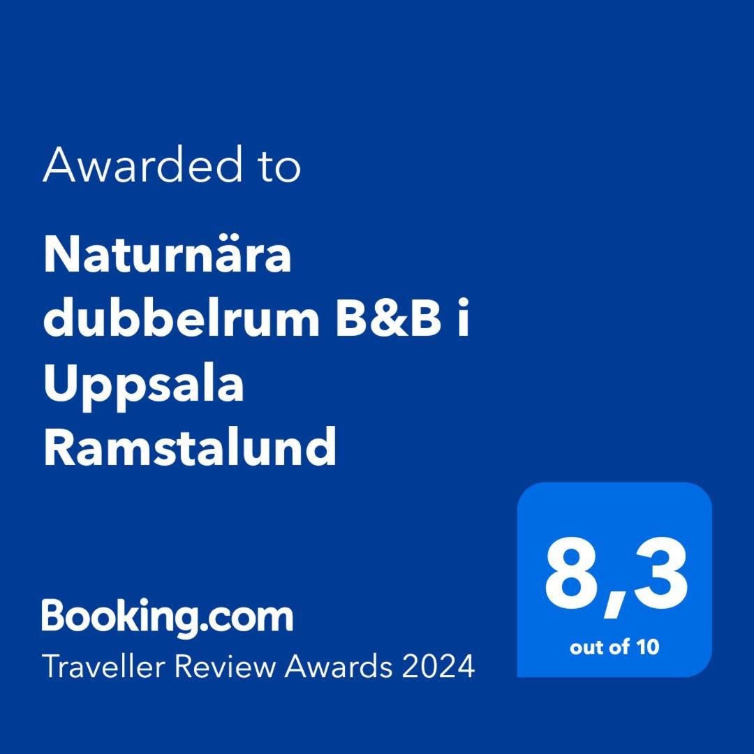 Naturnaera Dubbelrum B&B I Uppsala Ramstalund Buitenkant foto